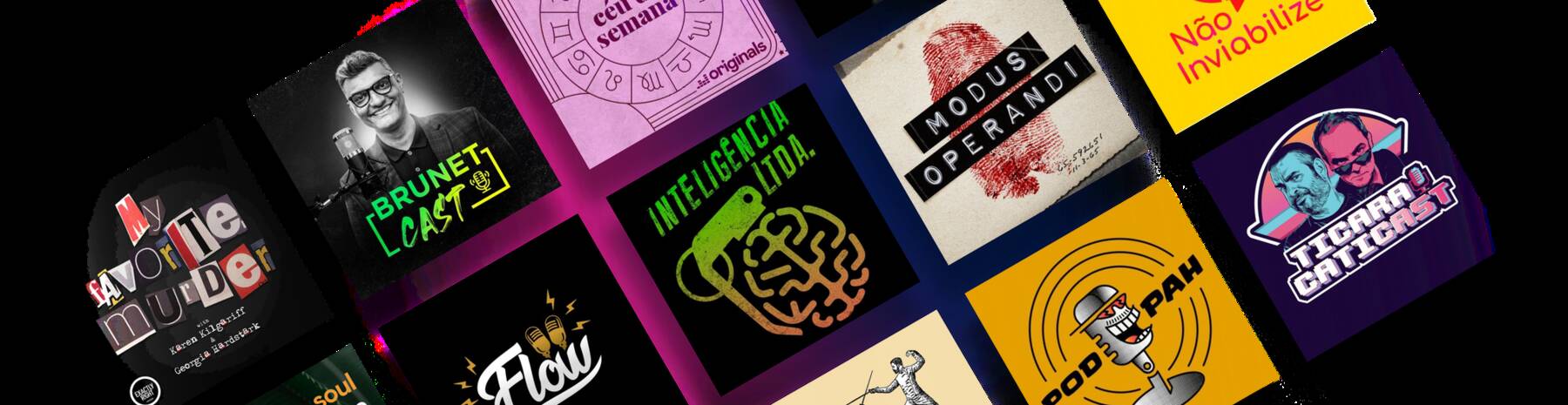 Vasto catálogo de podcasts
